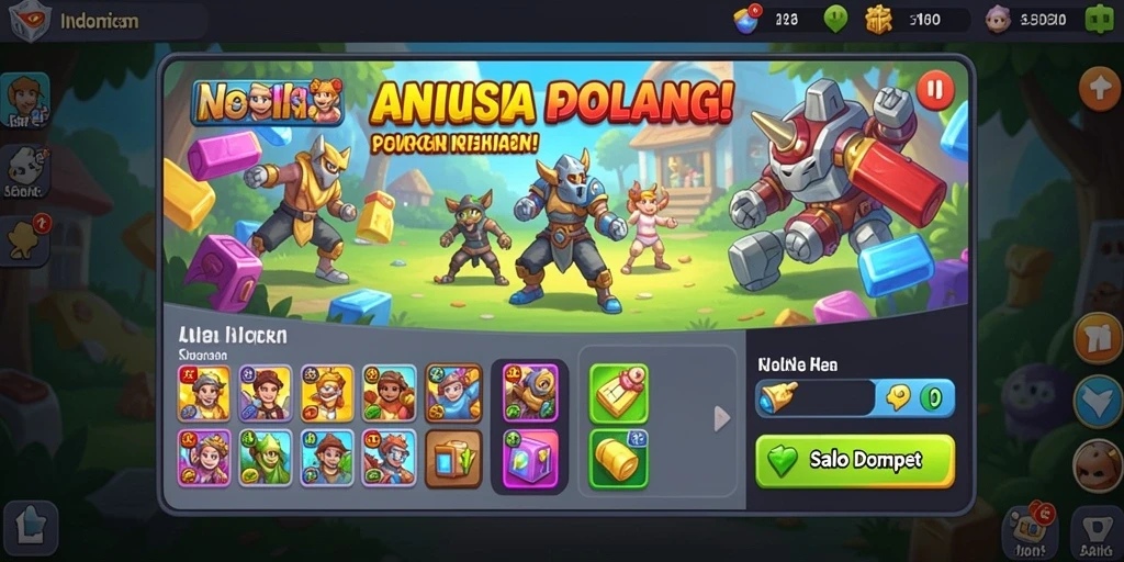 Gim ini menghadirkan pertempuran epik melawan monster besar.