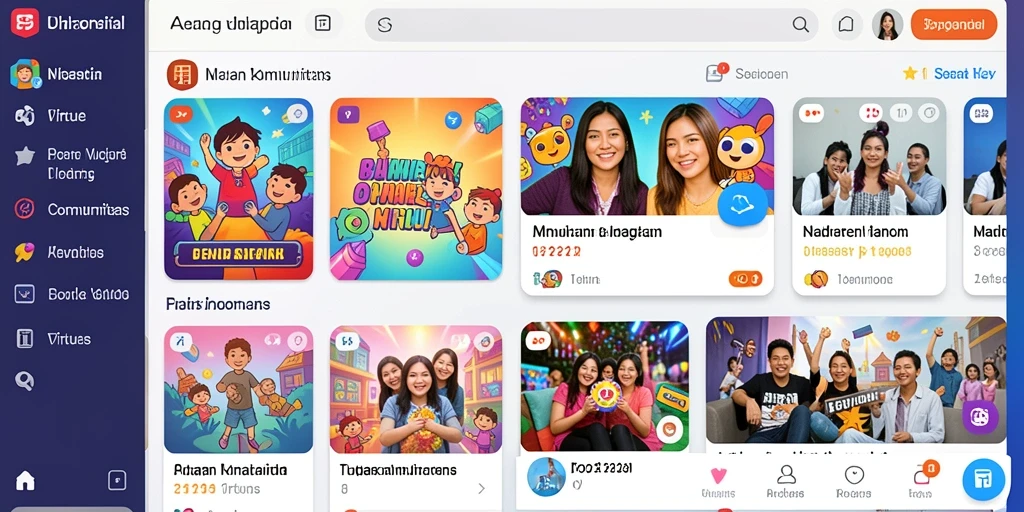 Level yang penuh warna dan tantangan seru.
